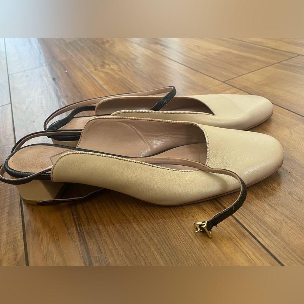 Zac Posen Leather shoe with ankle strap